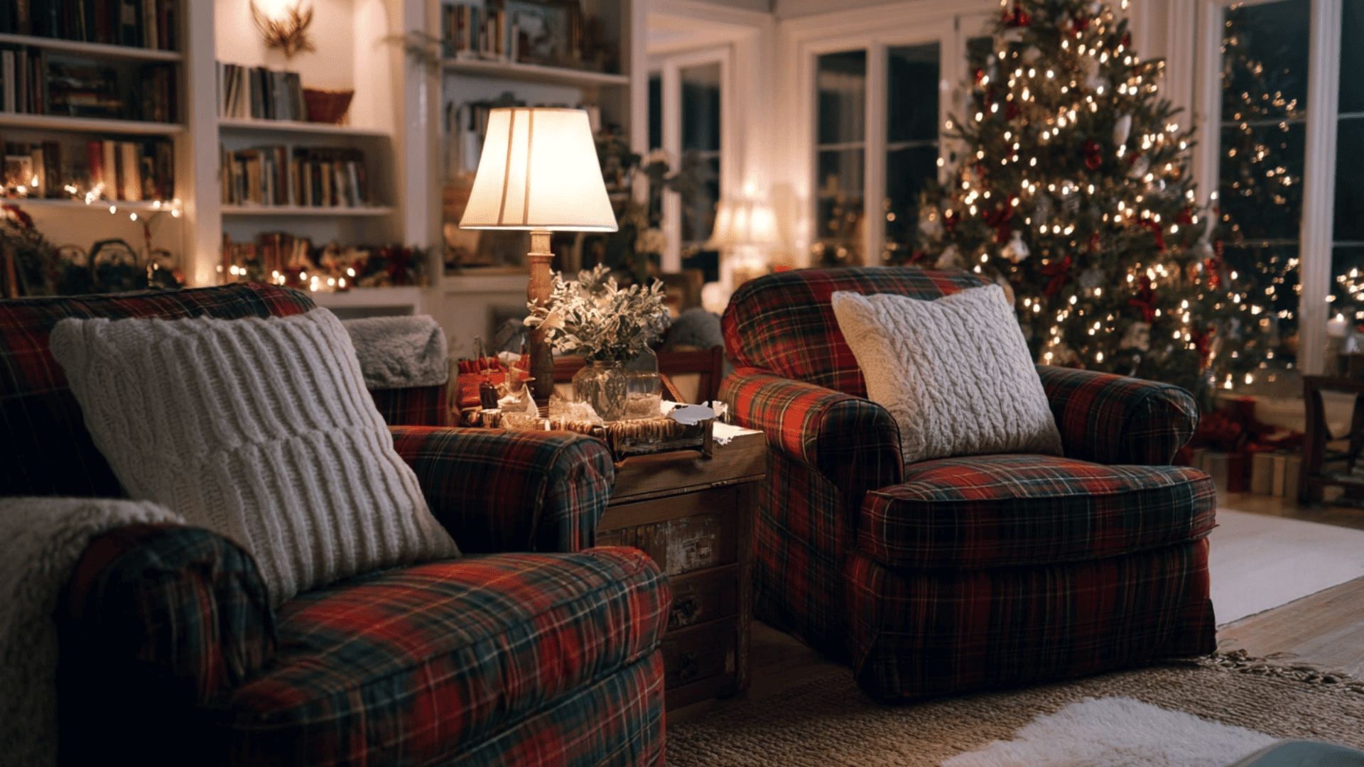 living room with accent chairs