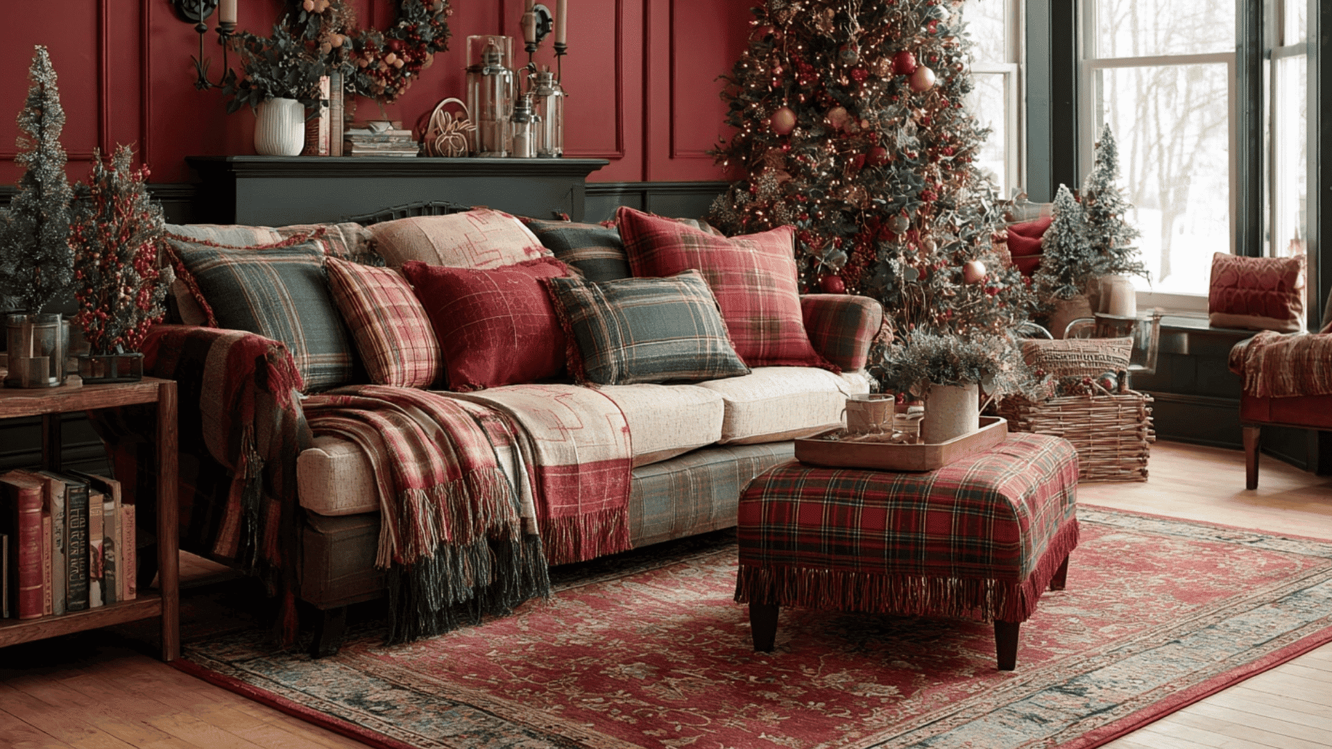 plaid christmas covers