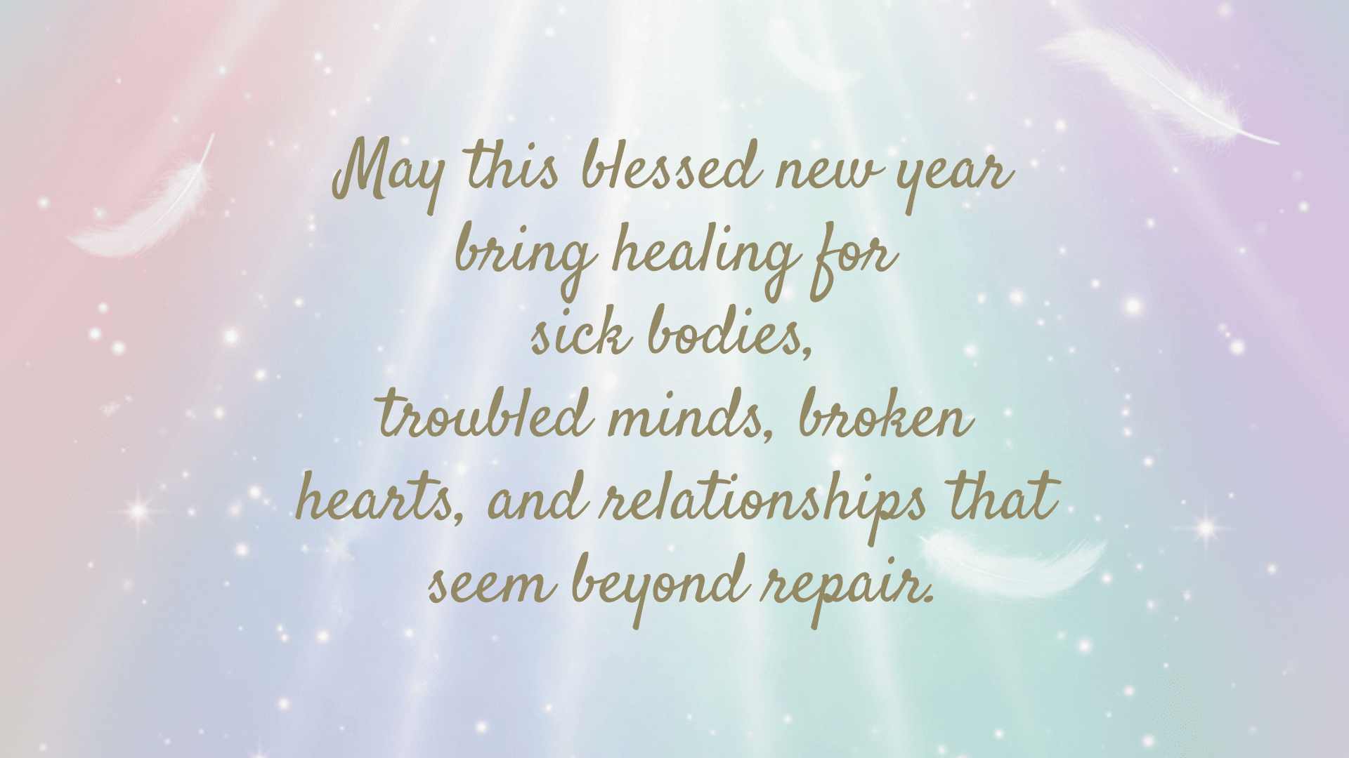 religious new year prayers and blessings.