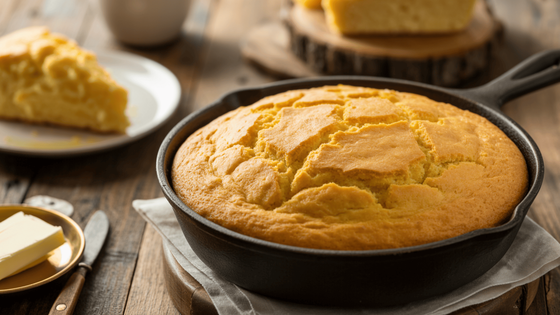 serving cornbread for golden prosperity