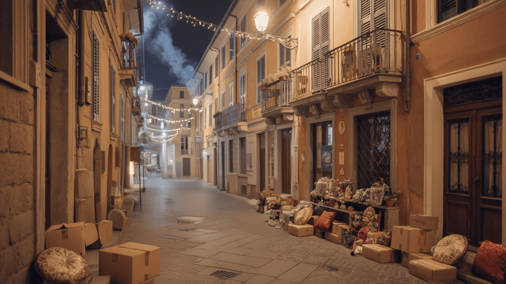 throwing out the old in italy