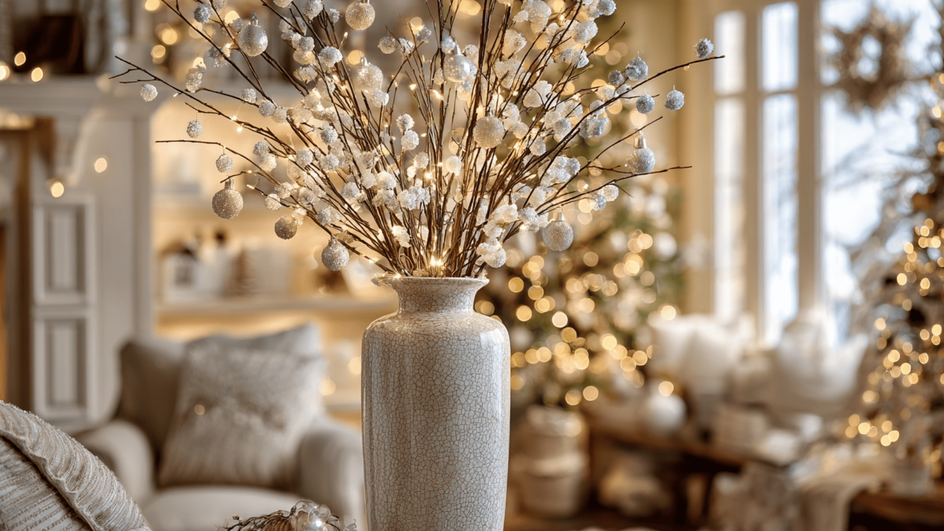 winter branch arrangement