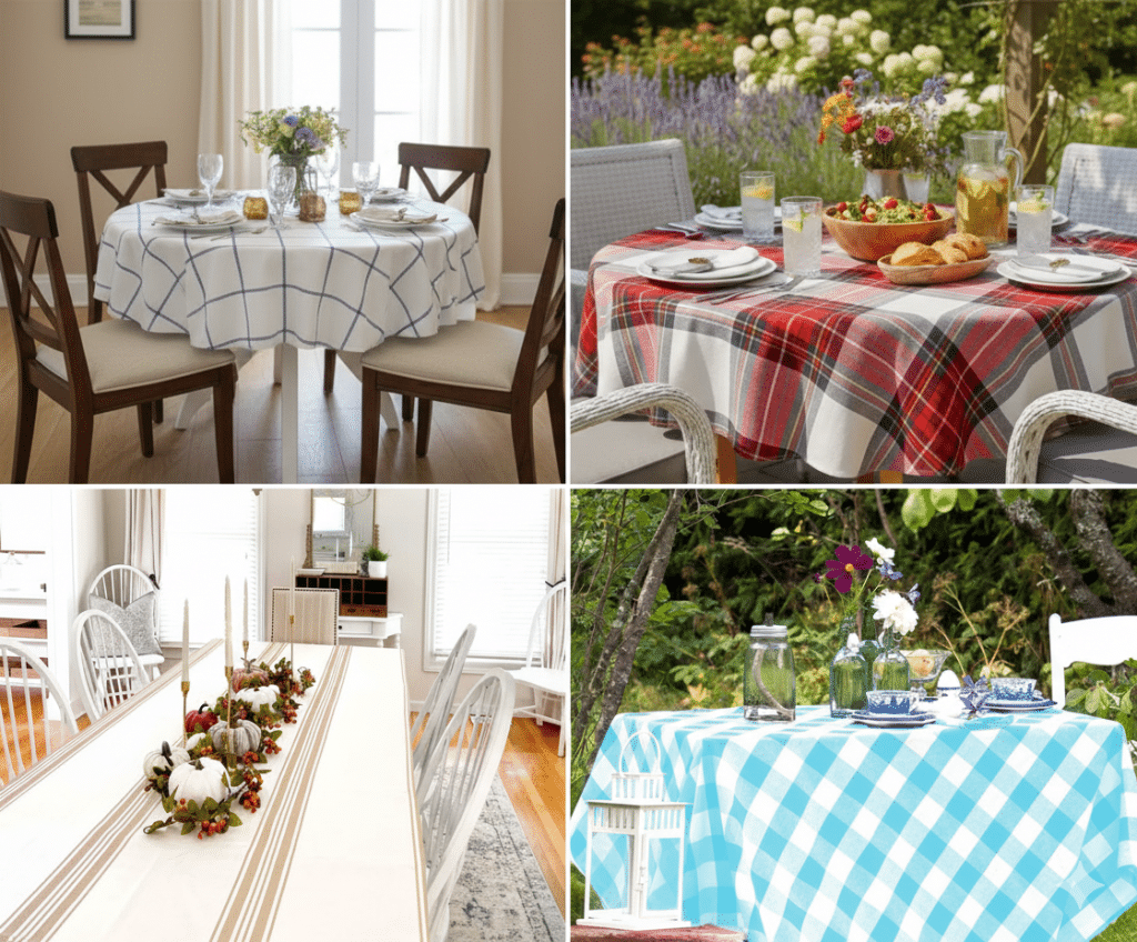 Choosing the Matching Tablecloth Size for Your Dining Table