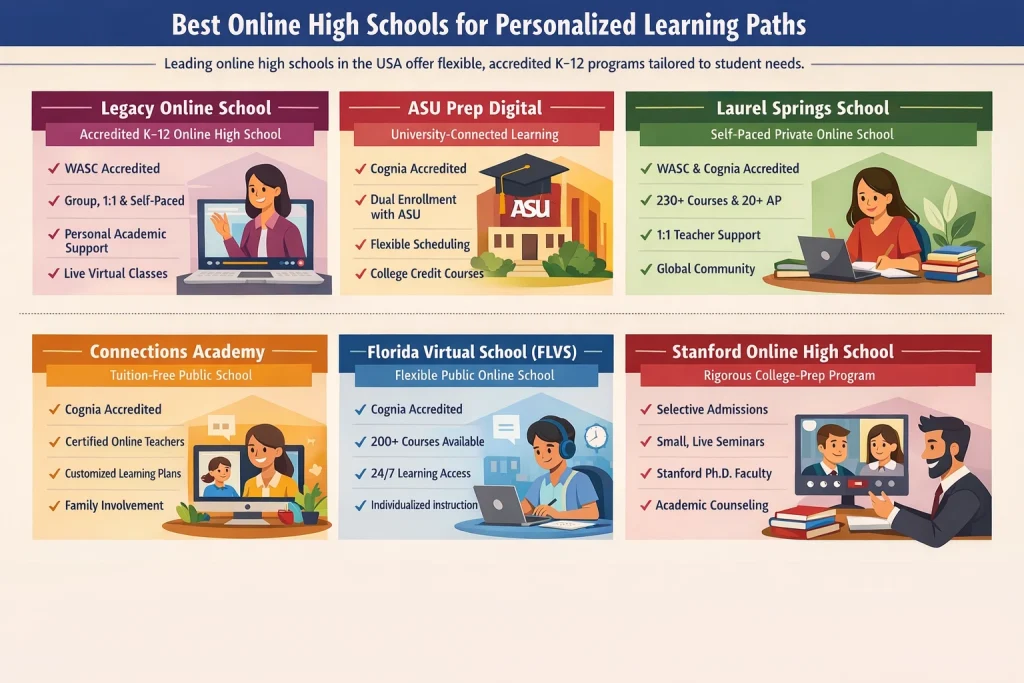 Best Online High Schools for Personalized Learning Paths