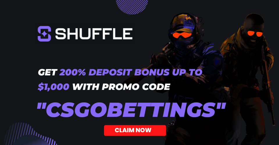Shuffle Promo Code “CSGOBETTINGS”: 200% Deposit Bonus Up to $1K (2026)
