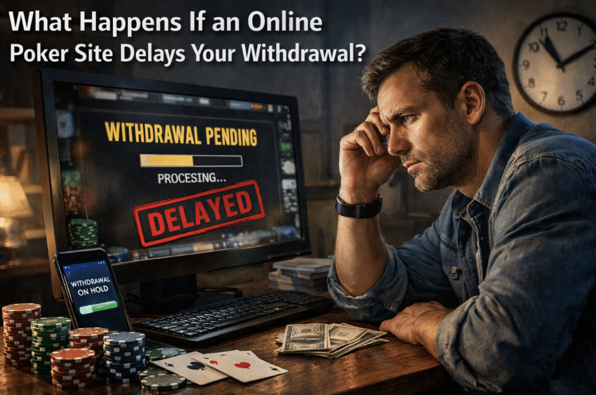 What Happens If an Online Poker Site Delays Your Withdrawal and How Smart Players Handle It