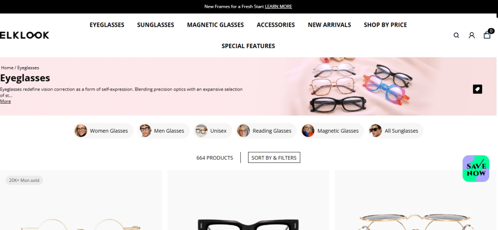 See Clearly, Look Stunning: Everyday Eyeglasses & Cat Eye Frames