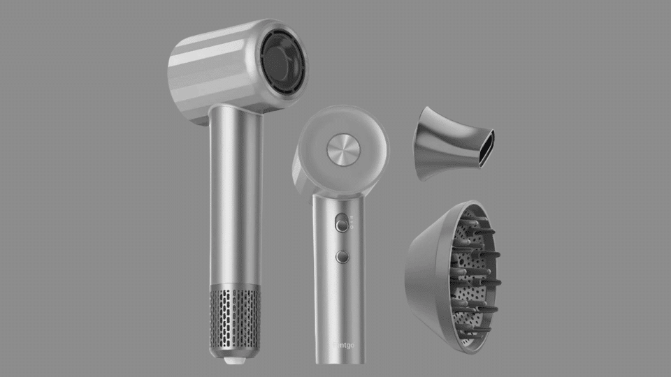 Xtava Orchid large hair dryer and diffuser with flexible fingers