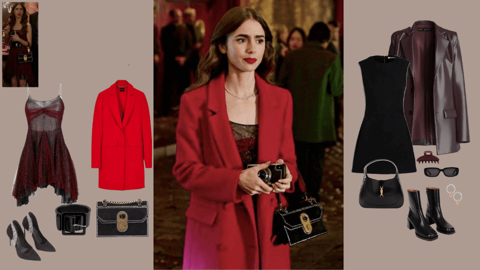 Bold Blazer Over a Mini Dress