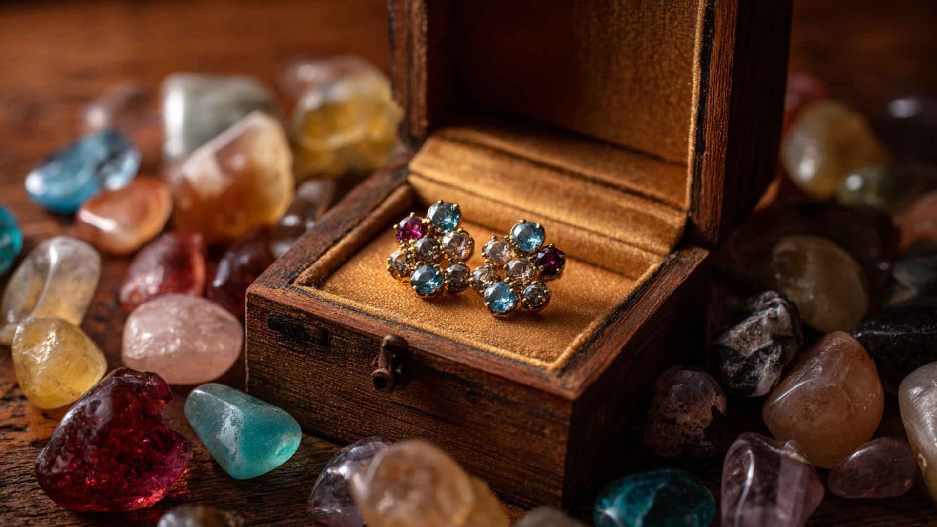 Cluster Earrings