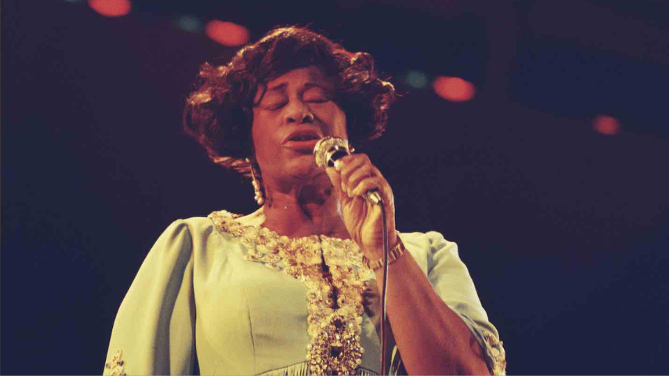 Ella Fitzgerald performing live