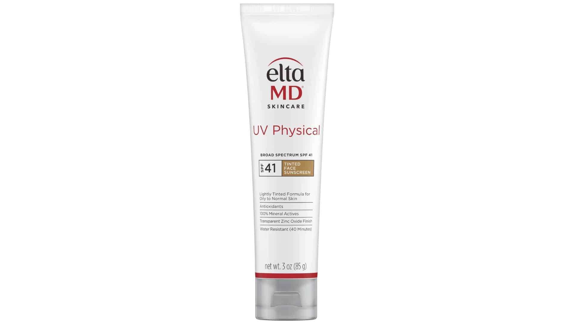 EltaMD UV Physical SPF 41 tinted mineral sunscreen for oily to normal skin