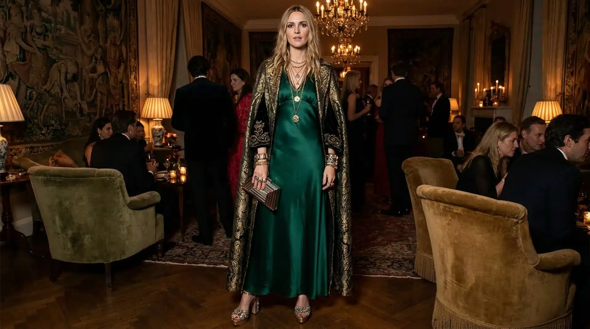 Evening-Maximalist-Look-with-Textures