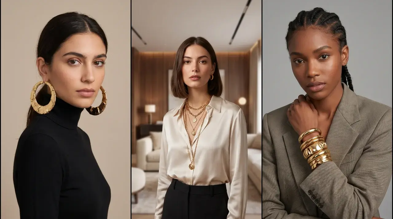 gold layered and loud