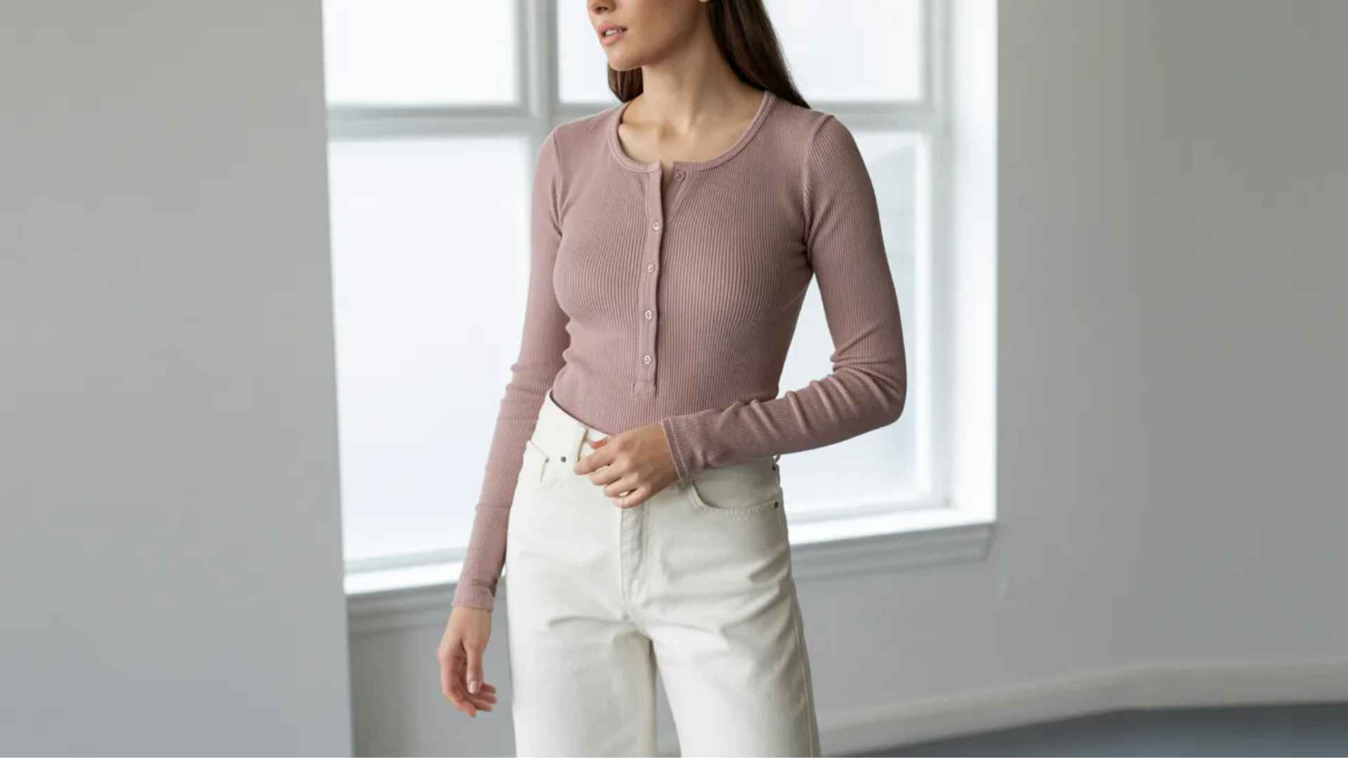 Henley Top for Women
