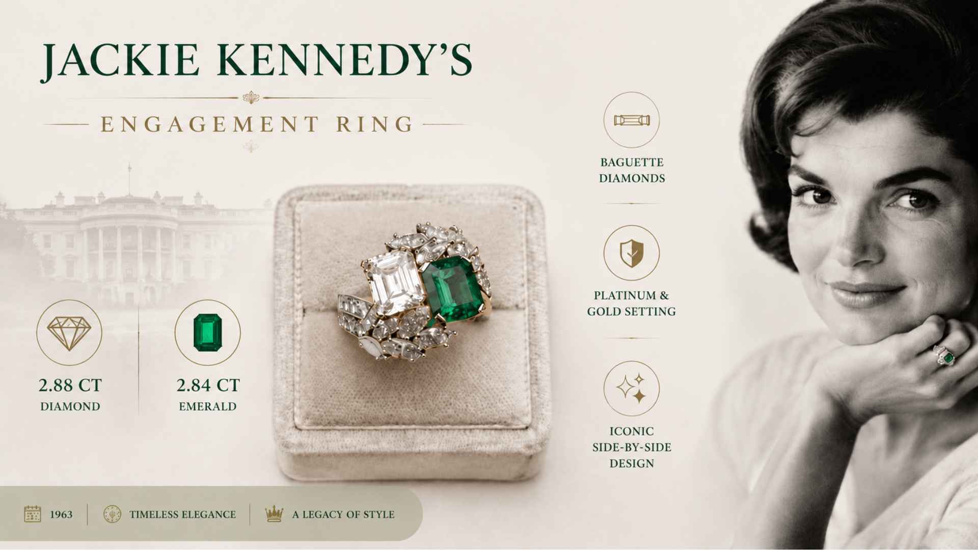 Jackie Kennedy Engagement Ring