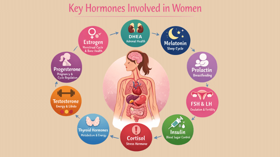 Key Hormones Involved in Women