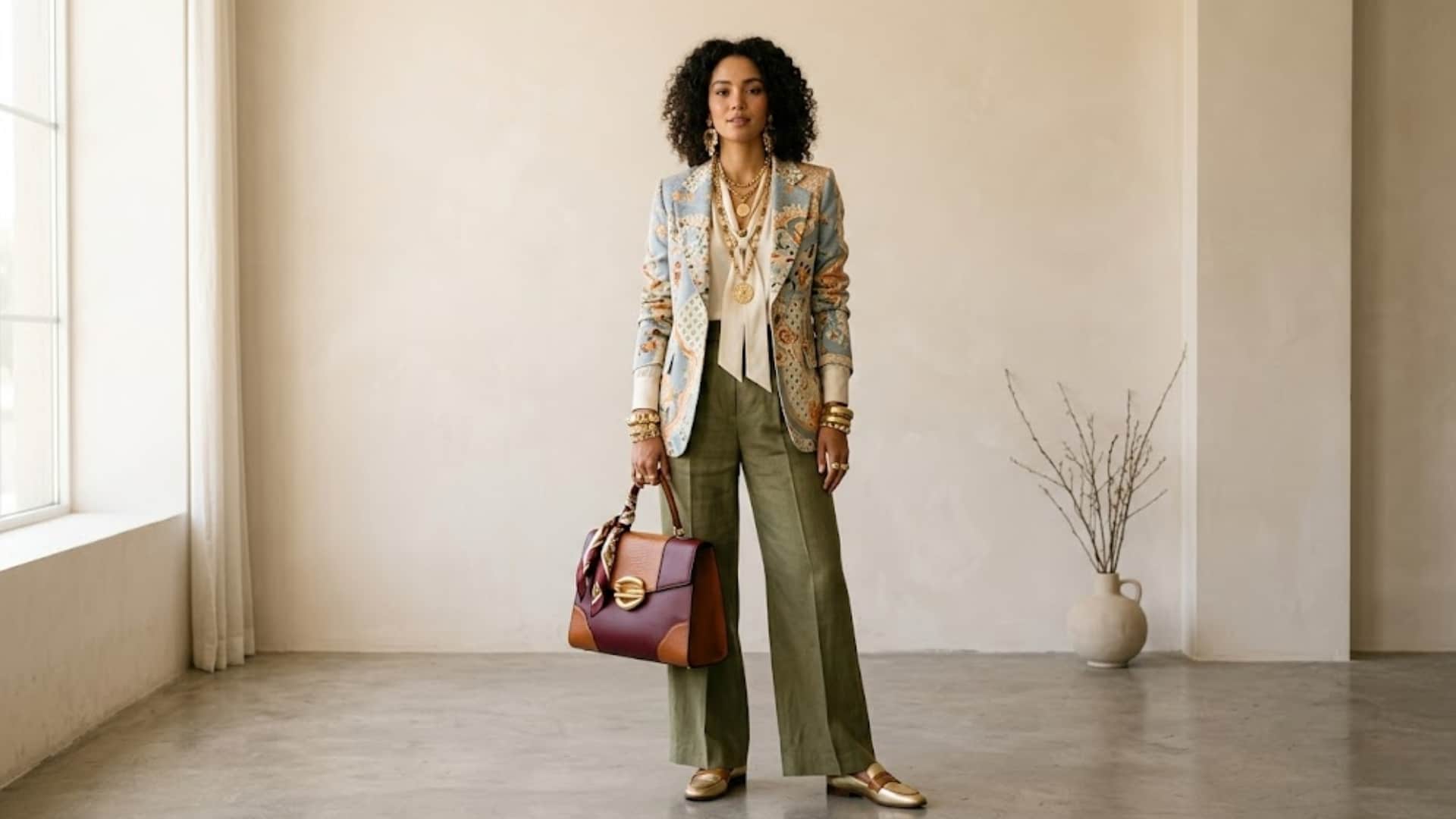 maximalist-fashion-outfit-with-mixed-prints-and-layered-textures