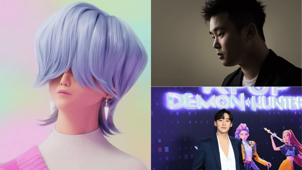 Mystery with his voice actor and singing voice artist