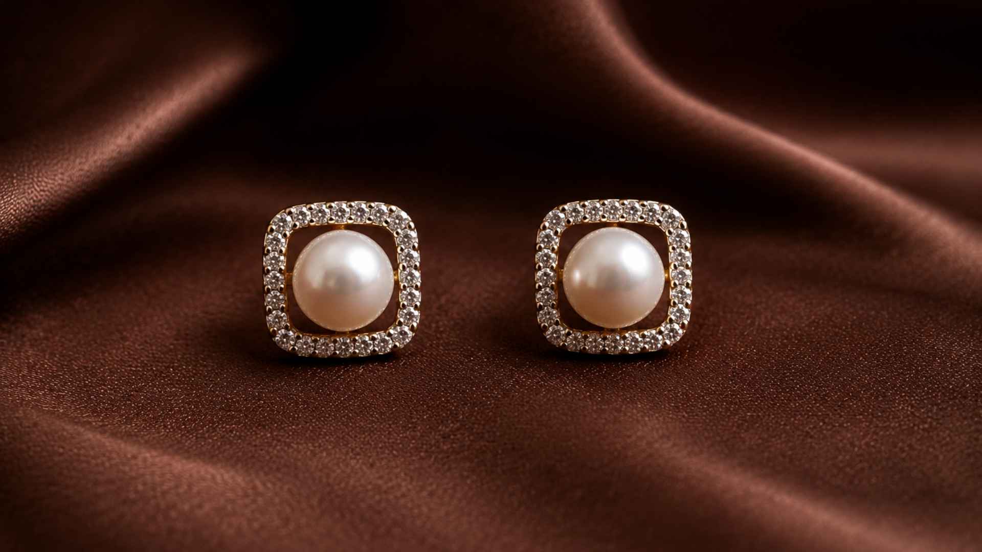 Pearl earrings