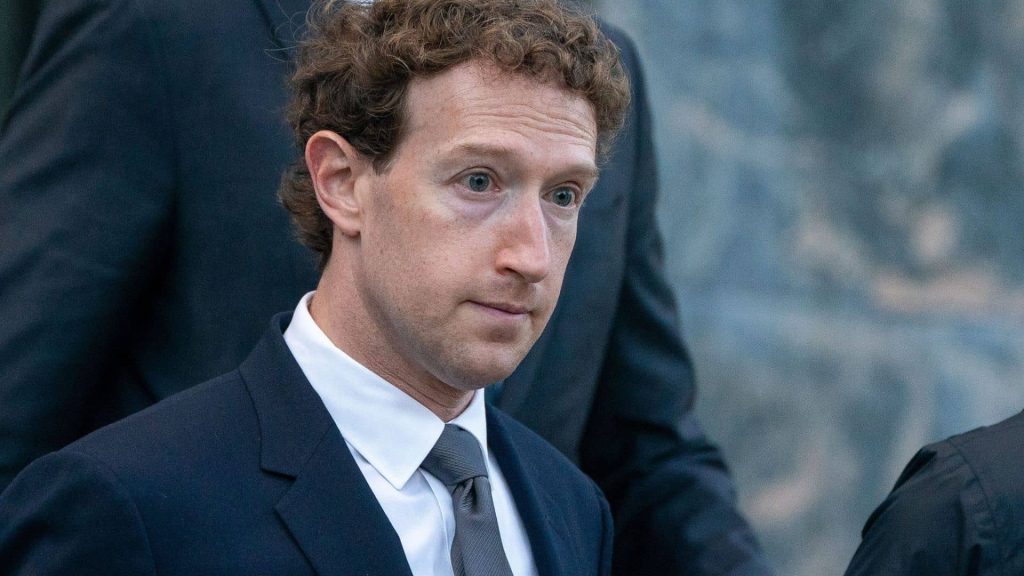 Photograph of Mark Zuckerberg, American Jewish co-founder of Facebook and Meta, one of the world's most recognized technology leaders (1)