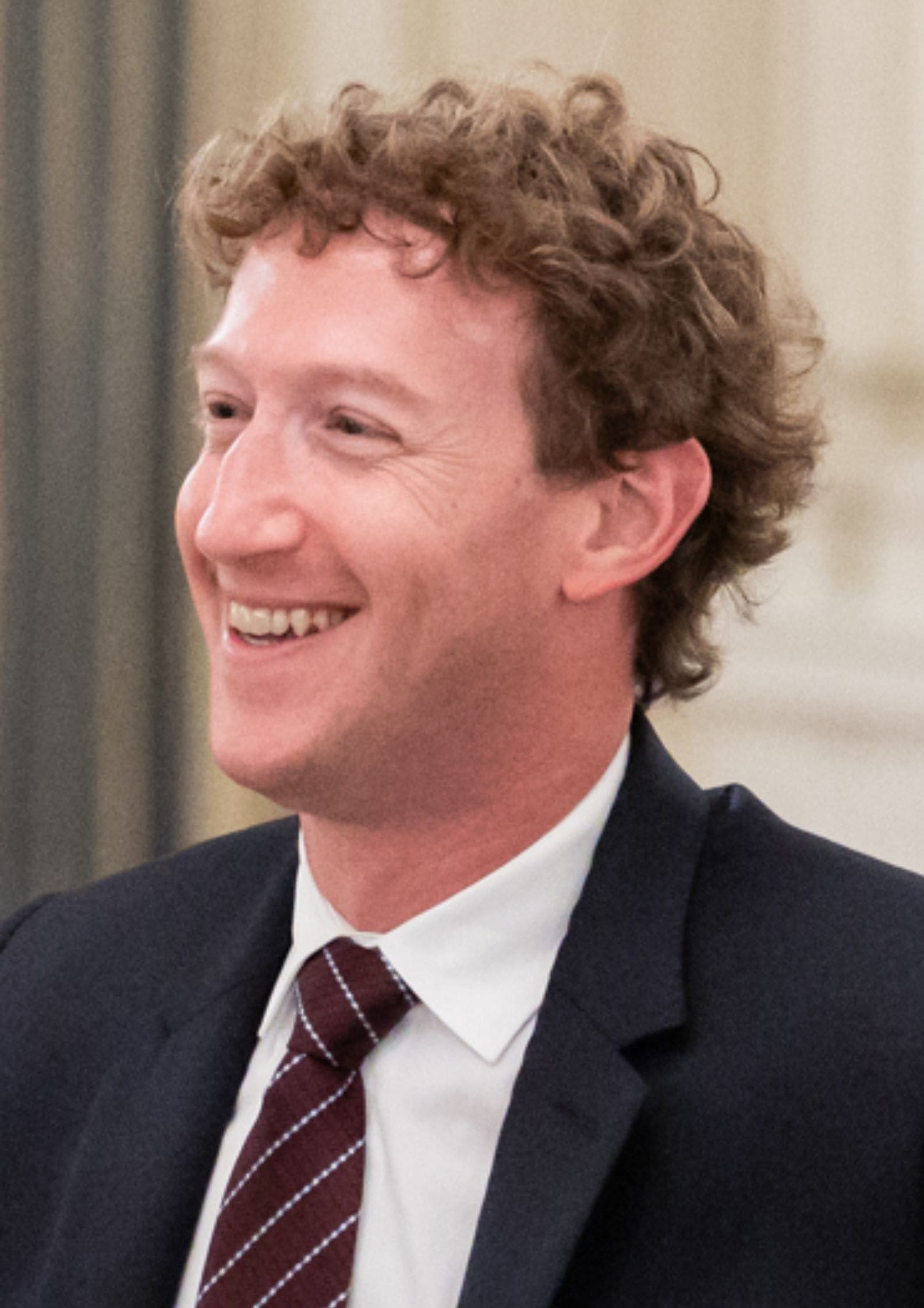 Portrait photograph of Mark Zuckerberg, American Jewish co-founder of Facebook and Meta, one of the world's most recognized technology leaders (1)