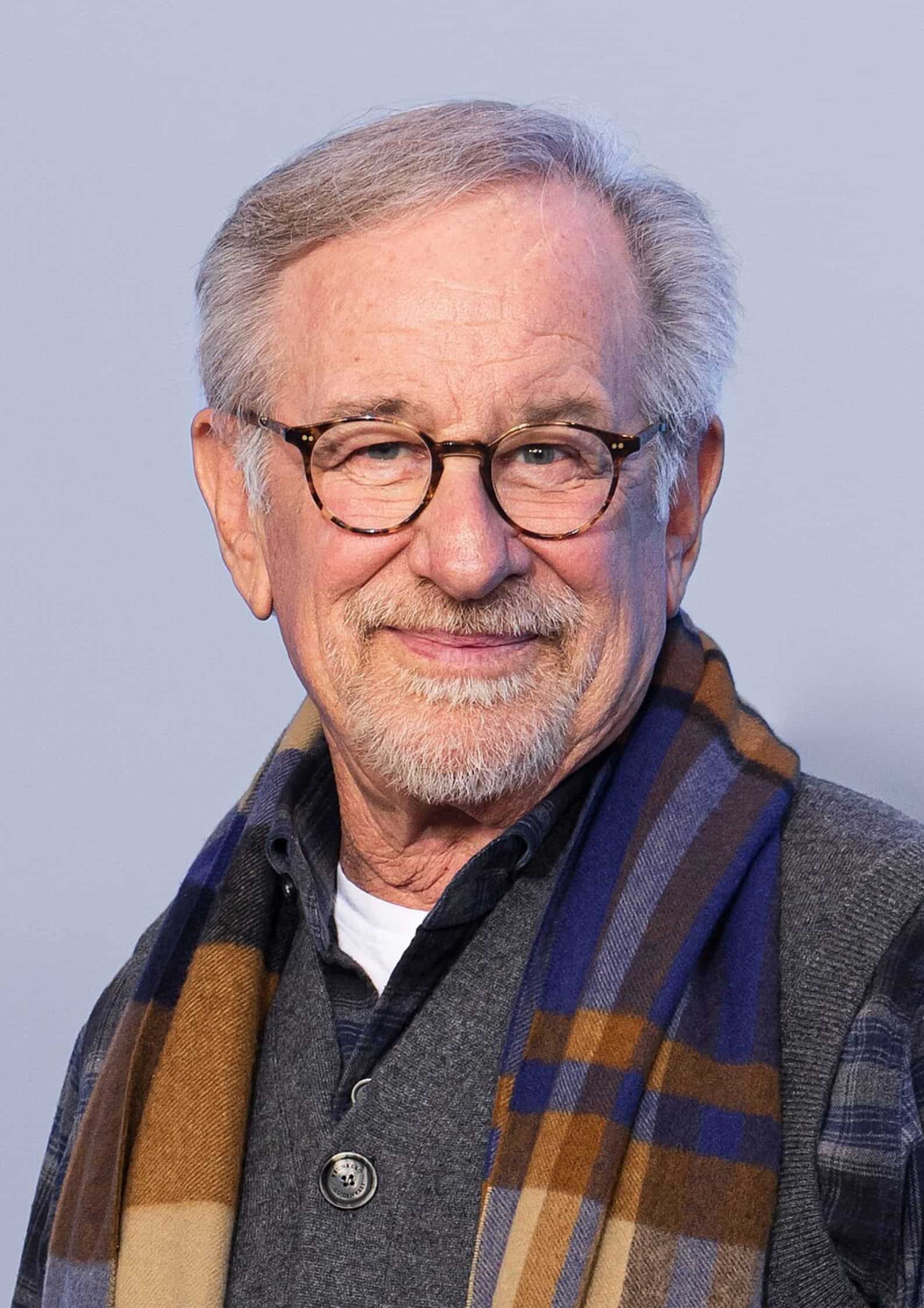 Portrait photograph of Steven Spielberg, American Jewish film director known for Jaws, Jurassic Park, and Schindler's List (1)