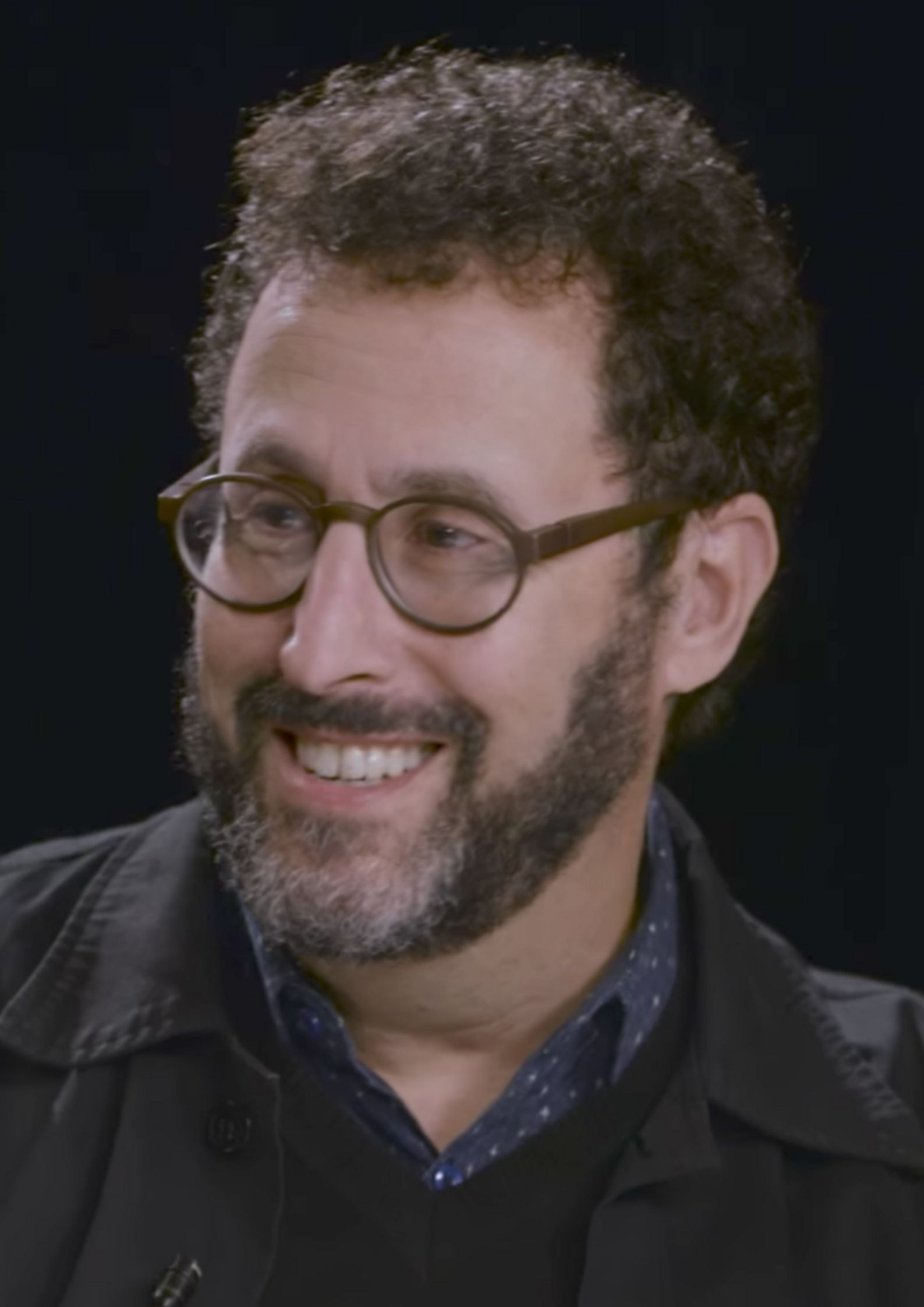 Portrait photograph of Tony Kushner, American Jewish playwright and screenwriter best known for Angels in America (1)