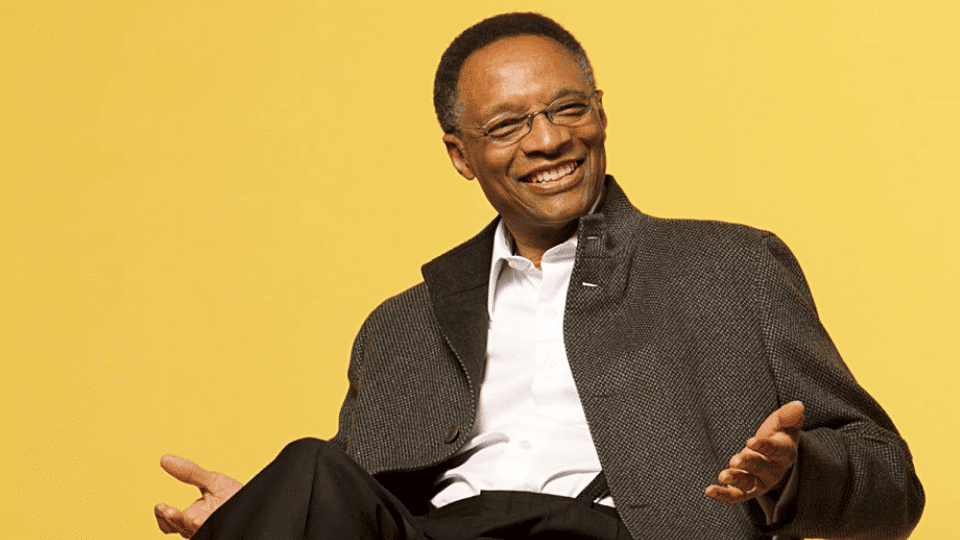 Ramsey Lewis posing happily