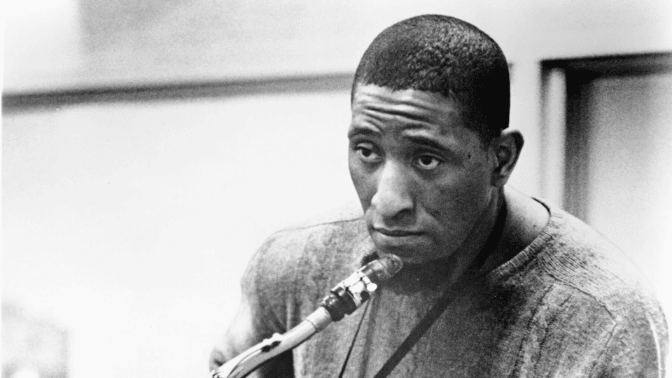 Sonny Rollins with a sexophone