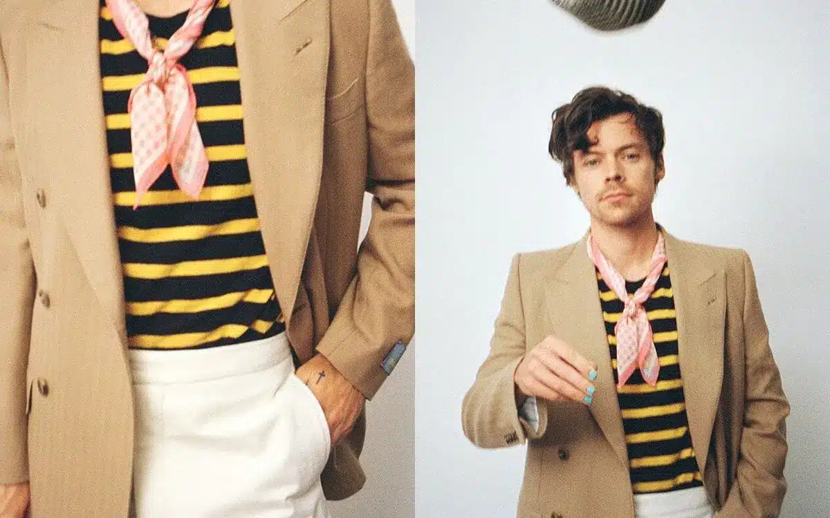 The Silk Scarf and Open Collar Looks