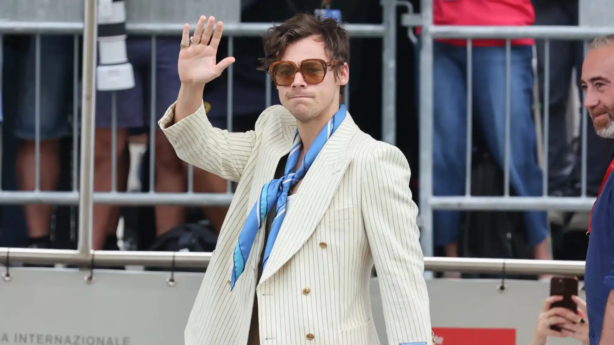 The Venice Film Festival Pinstripe Suit