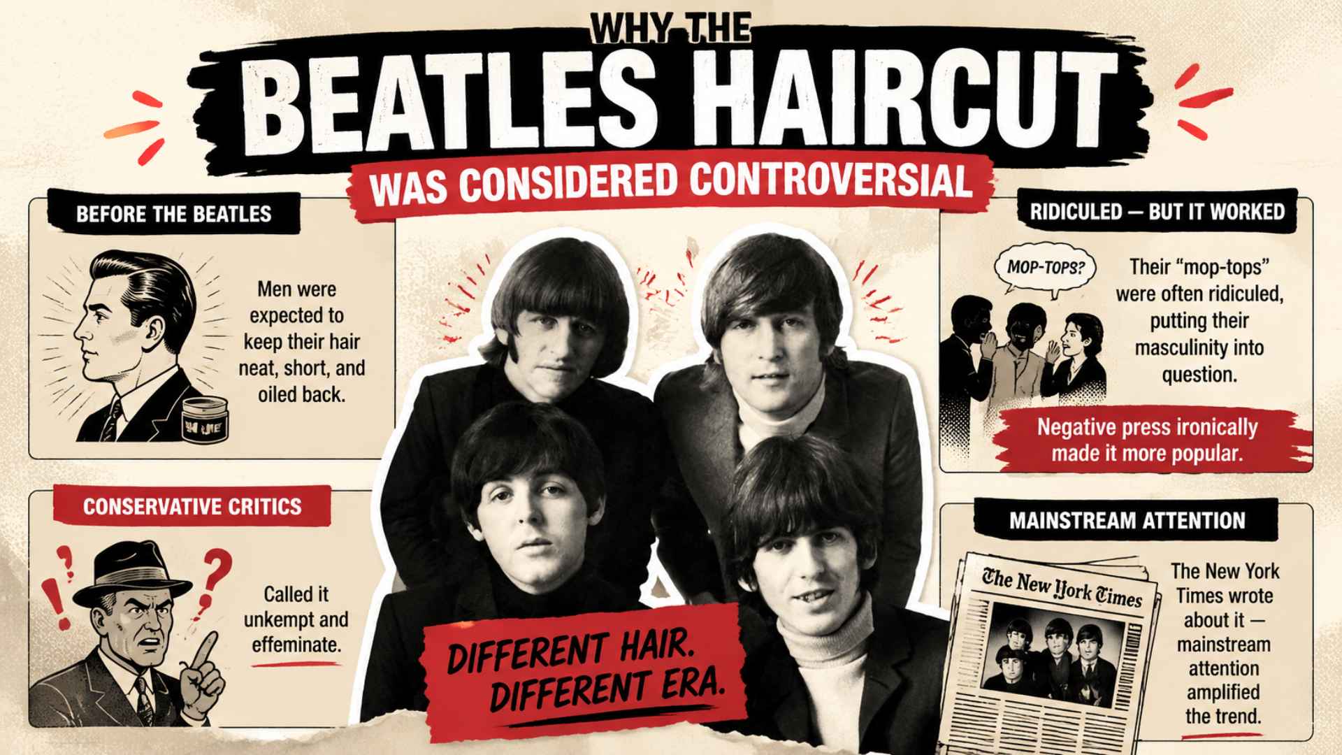 Why Beatles Haircut are Controversial