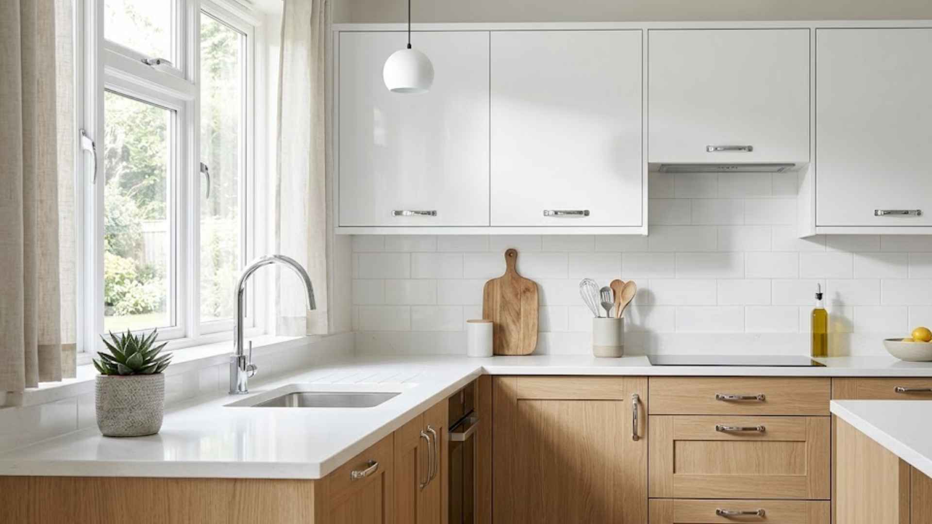 Cleaning kitchen Cabinet