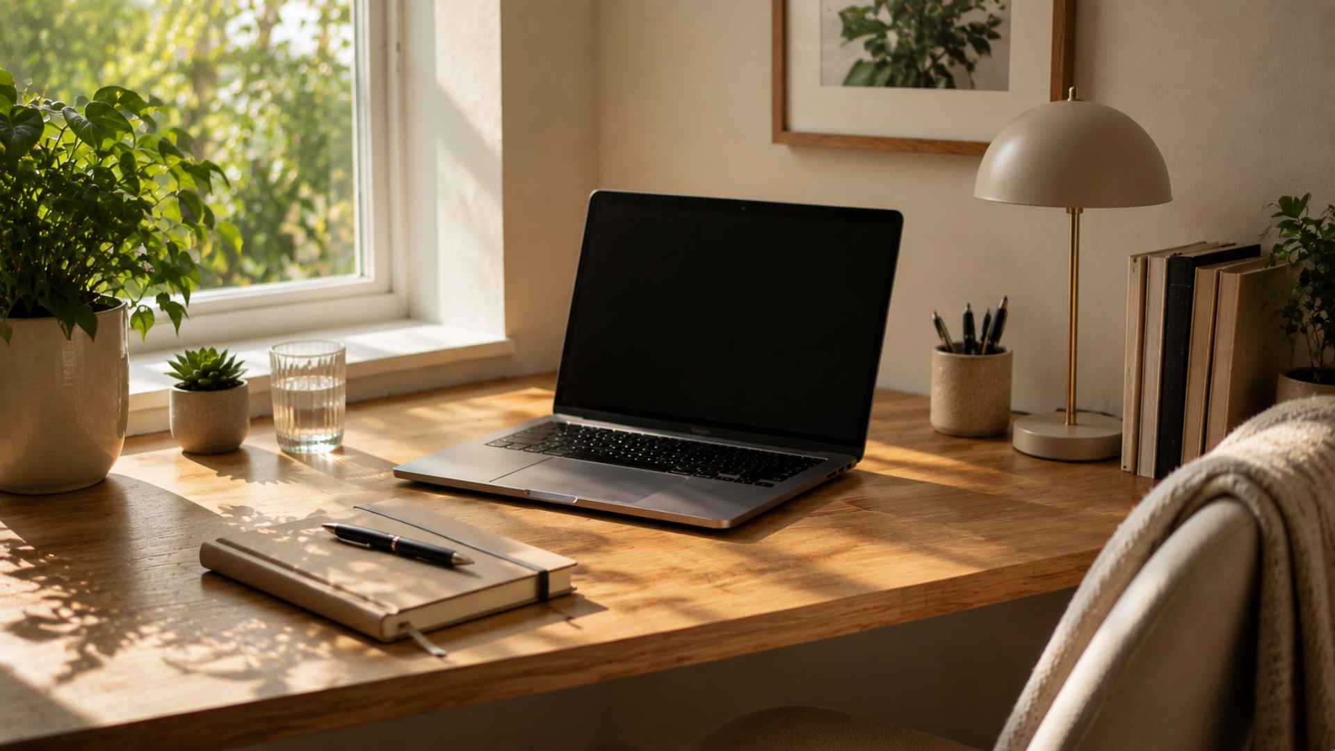 Quiet workspace symbolizing personal boundaries