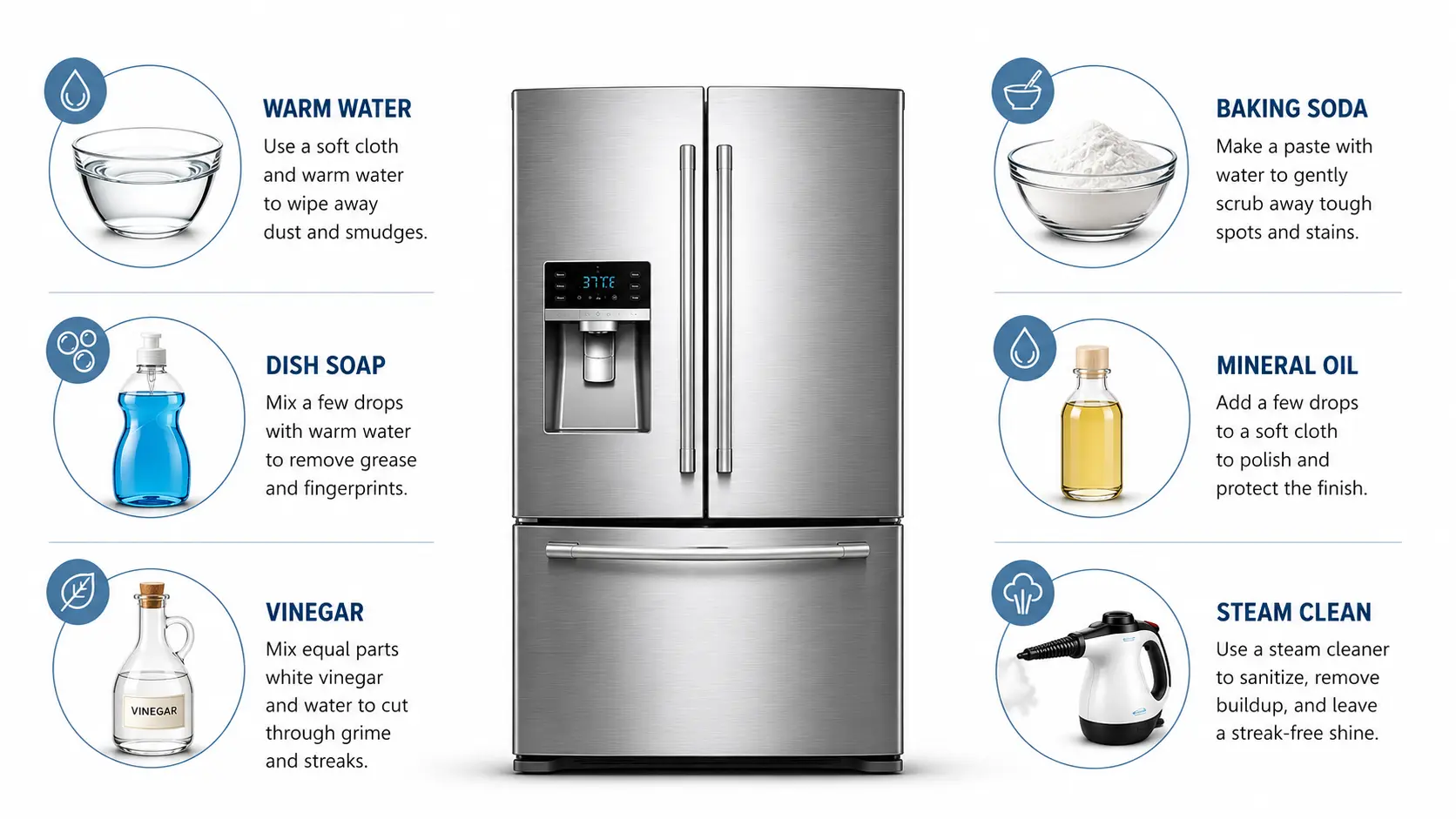 simple and effective methods for cleaning stainless steel appliances without streaks