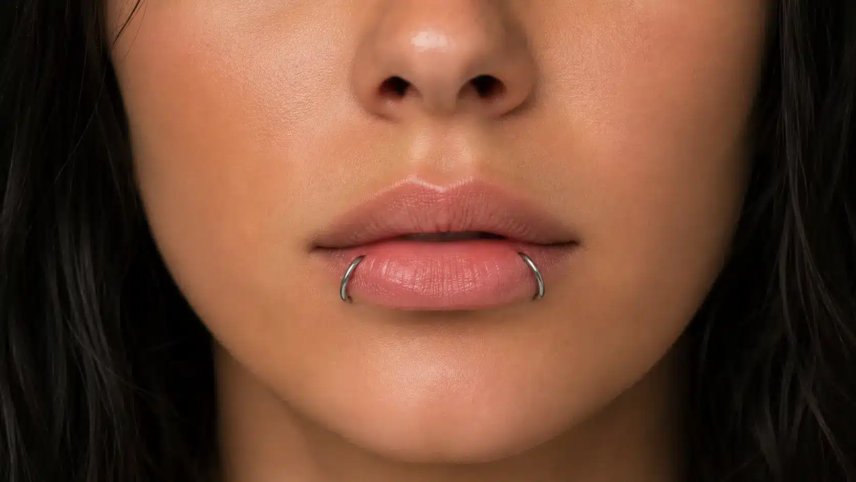 Snake bites piercings with matching lip rings