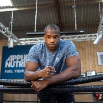 Daniel Dubois training in gym ahead of Fabio Wardley rematch