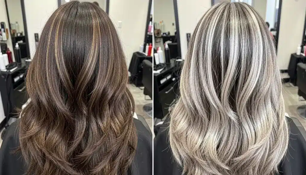 hair-highlights-before-after-transformation