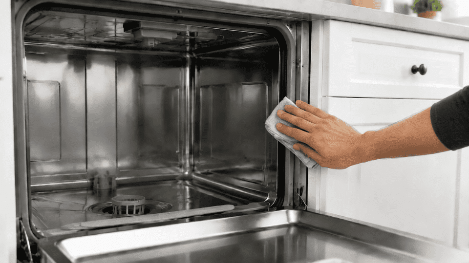 how to clean the dishwasher interior- final