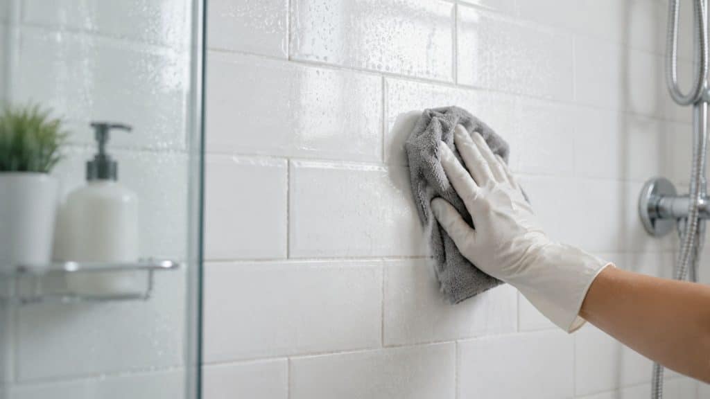 how to get rid of mold in bathroom