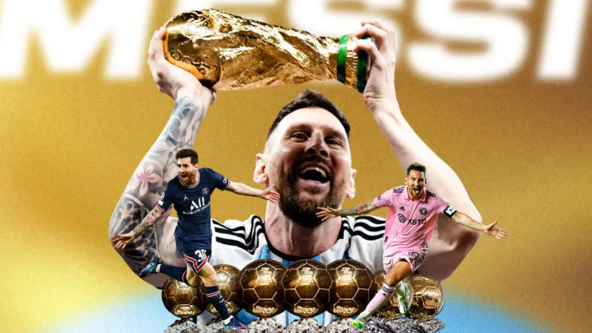 Messi 8 Ballon d'Or wins vs Ronaldo 5 Ballon d'Or wins