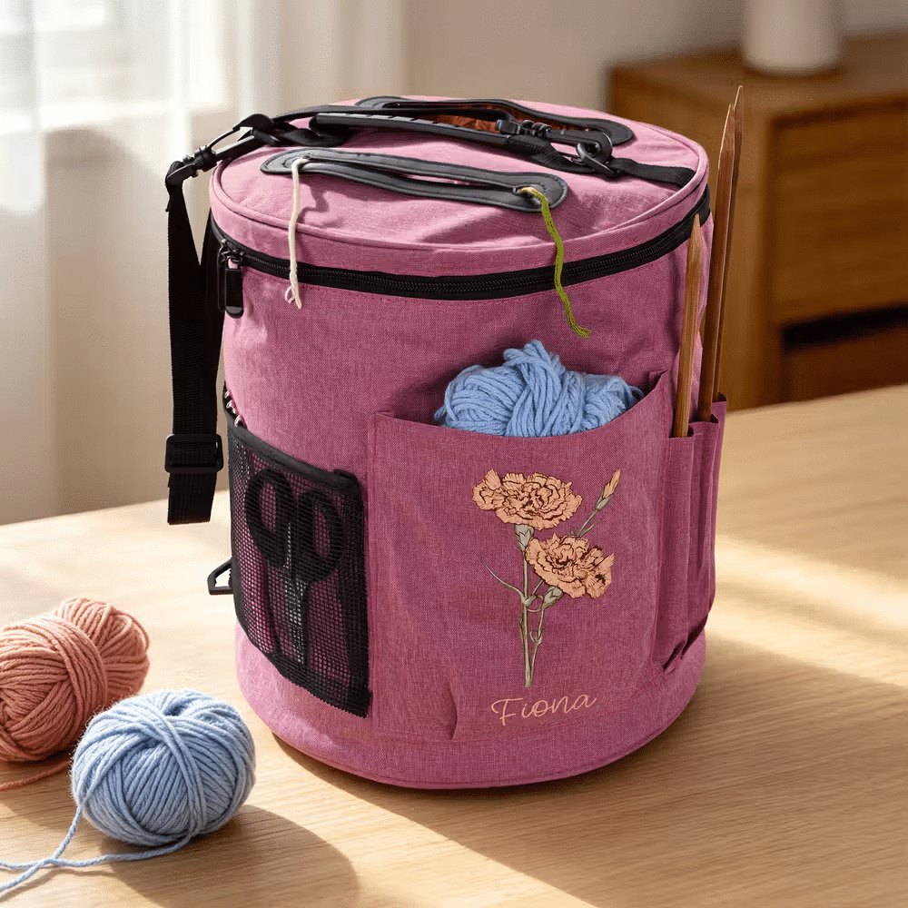 8. Storage Bag Organizer with Name