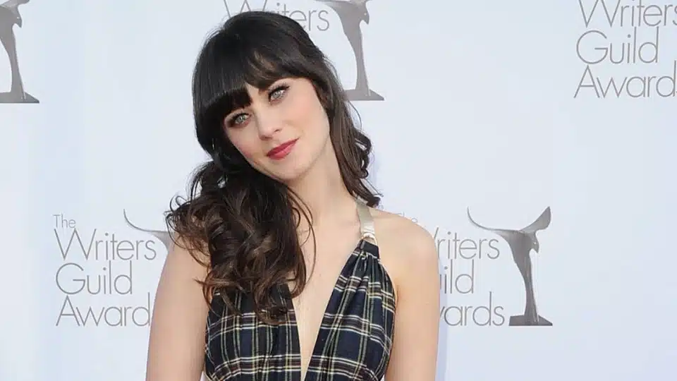 Zooey Deschanel at the writers guild awards