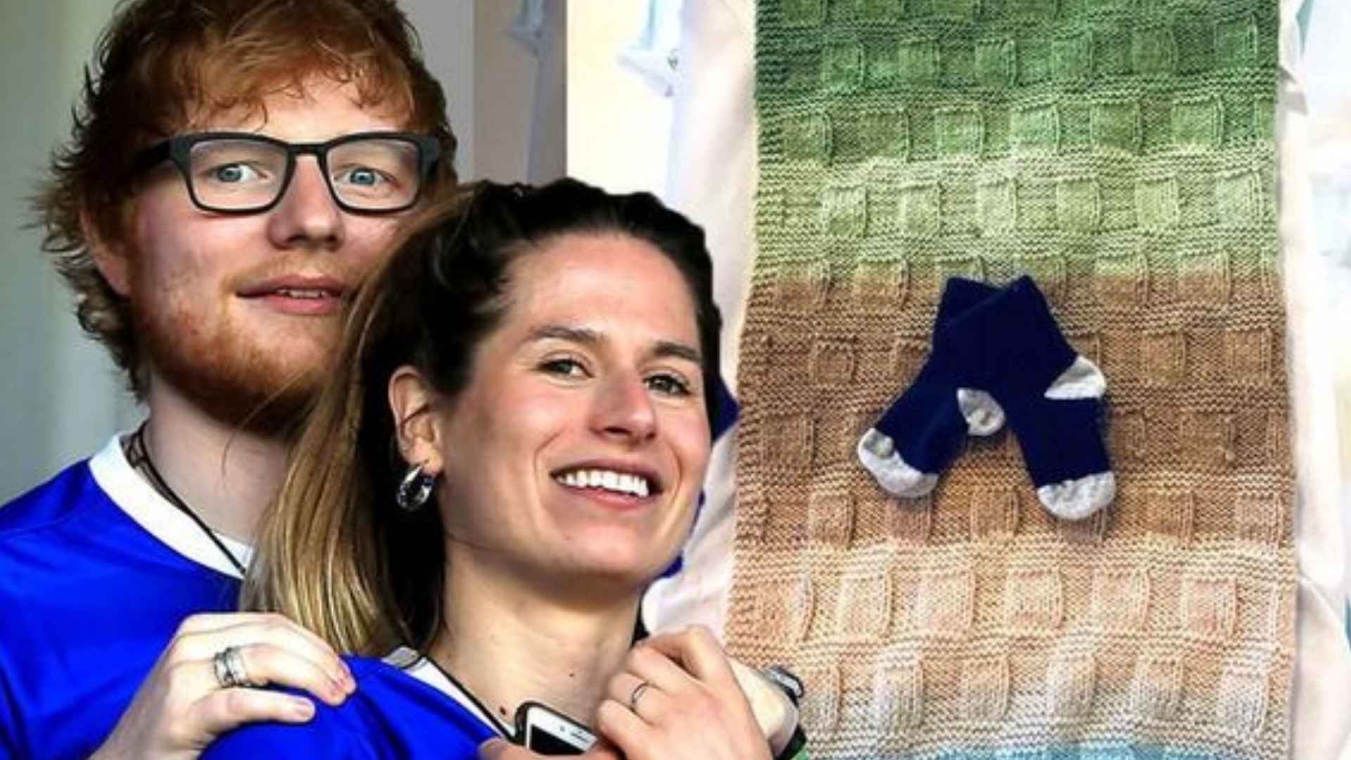 Ed Sheeran and Cherry Seaborn smiling together in a casual photo