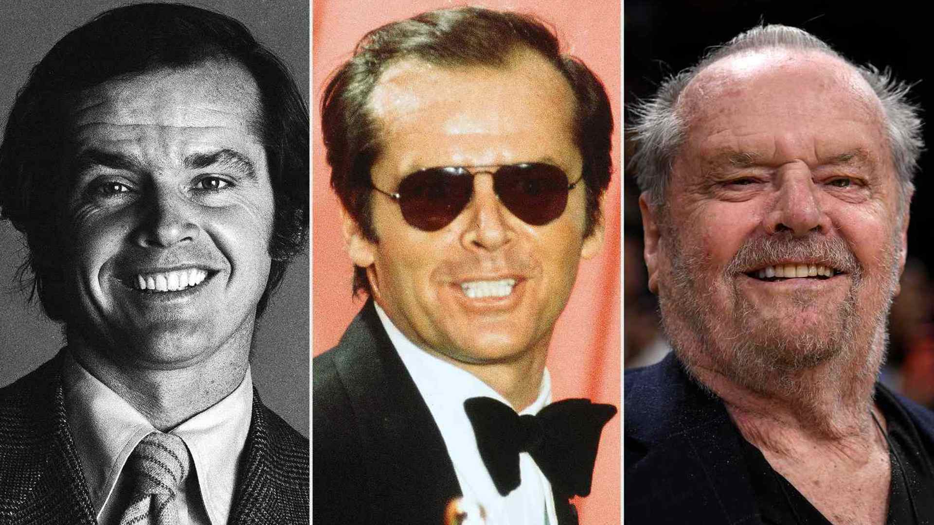 Jack Nicholson as the Hollywood legends representing successful acting career