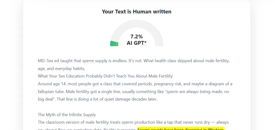 What Your Sex Education Probably Didn’t Teach You About Male Fertility