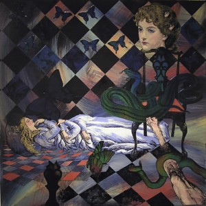 Works from local artist Annette Coleman, like her "Temptation Redemption,"  are on display in the UMC Gallery. Image supplied by artist. 