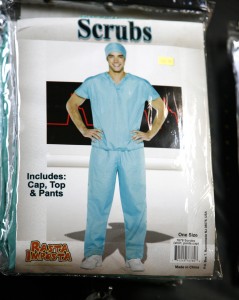 Male costumes do not generally follow the less-is-more trend that females have in recent years. Many costumes geared towards men have a humorous twist. (CU Independent/Aly Daughtry)