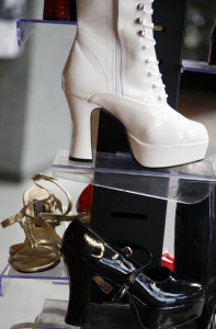 For some, Halloween is a chance to wear outrageous outfits, including very high heels. Increasingly skimpy costumes seem to have become socially acceptable overtime. (CU Independent/Aly Daughtry)